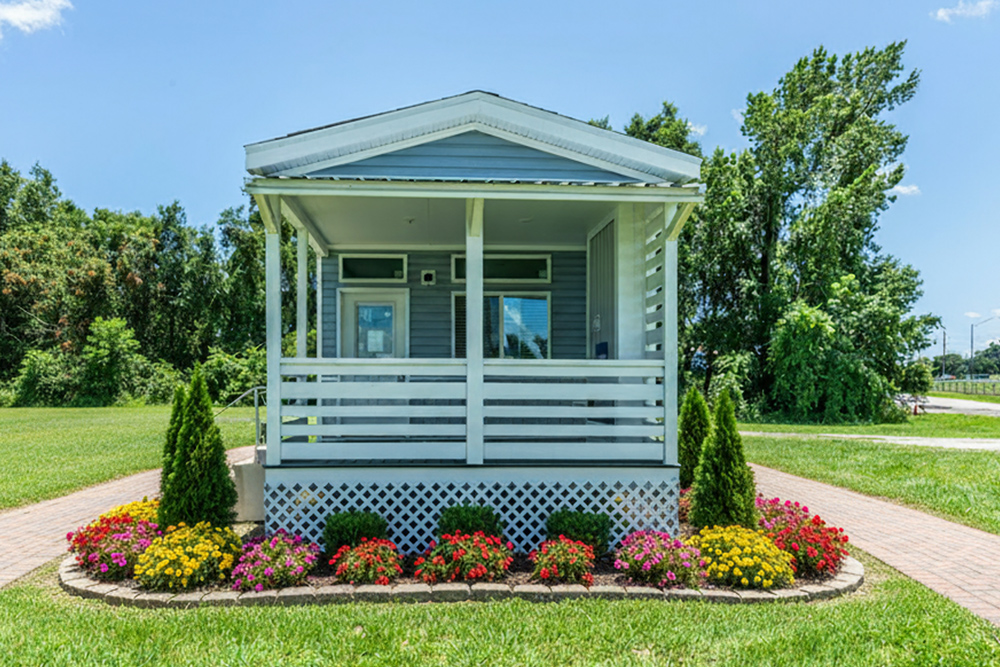 Porch of The Arredondo tiny home by Tiny Homes USA