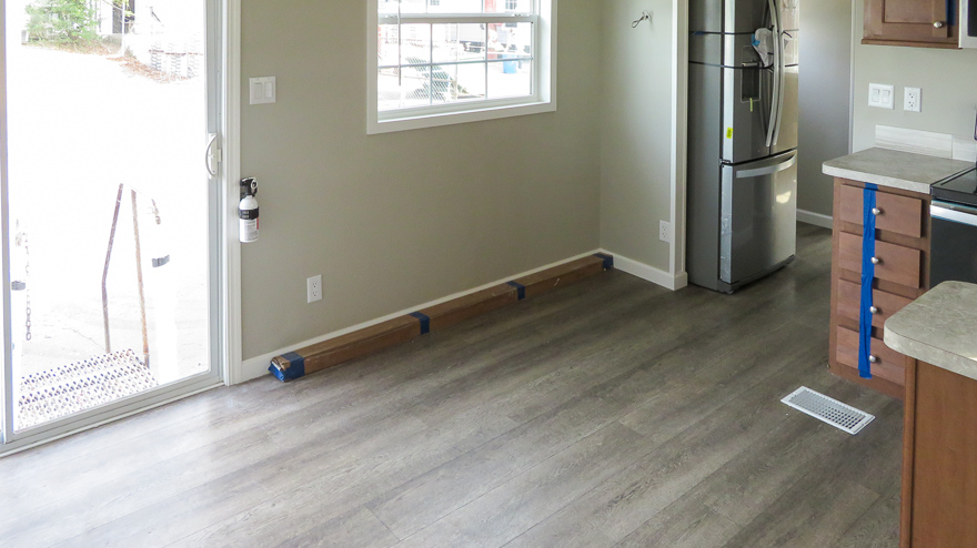 Dining Area of Buckville tiny home by Tiny Homes USA