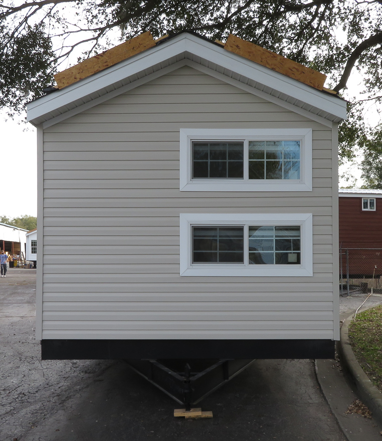 Exterior View of Buckville tiny home by Tiny Homes USA