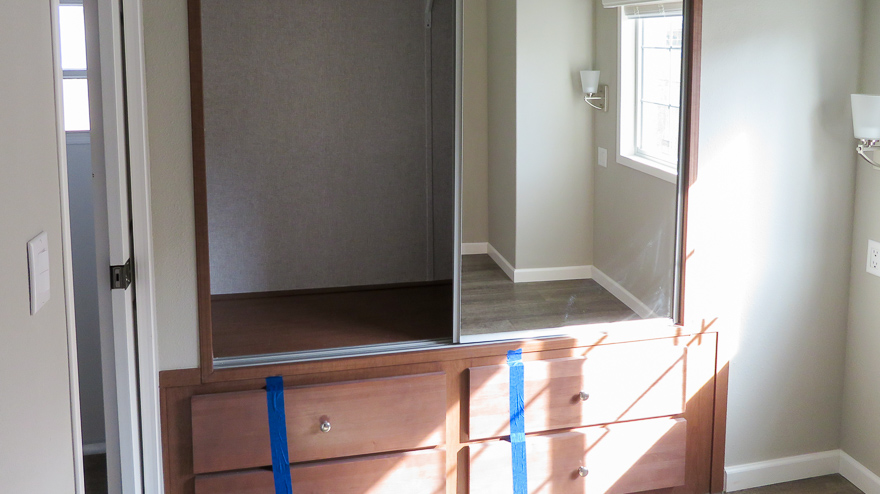 Master Bedroom of Buckville tiny home by Tiny Homes USA