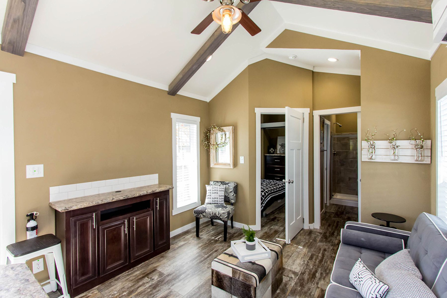 Butterfield Model 523 family room 3 - Tiny Homes USA