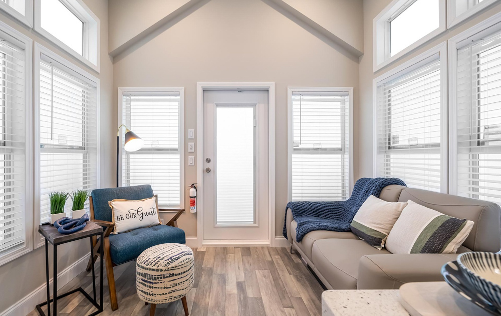 Carberry Liv room - Carberry tiny home by Tiny Homes USA