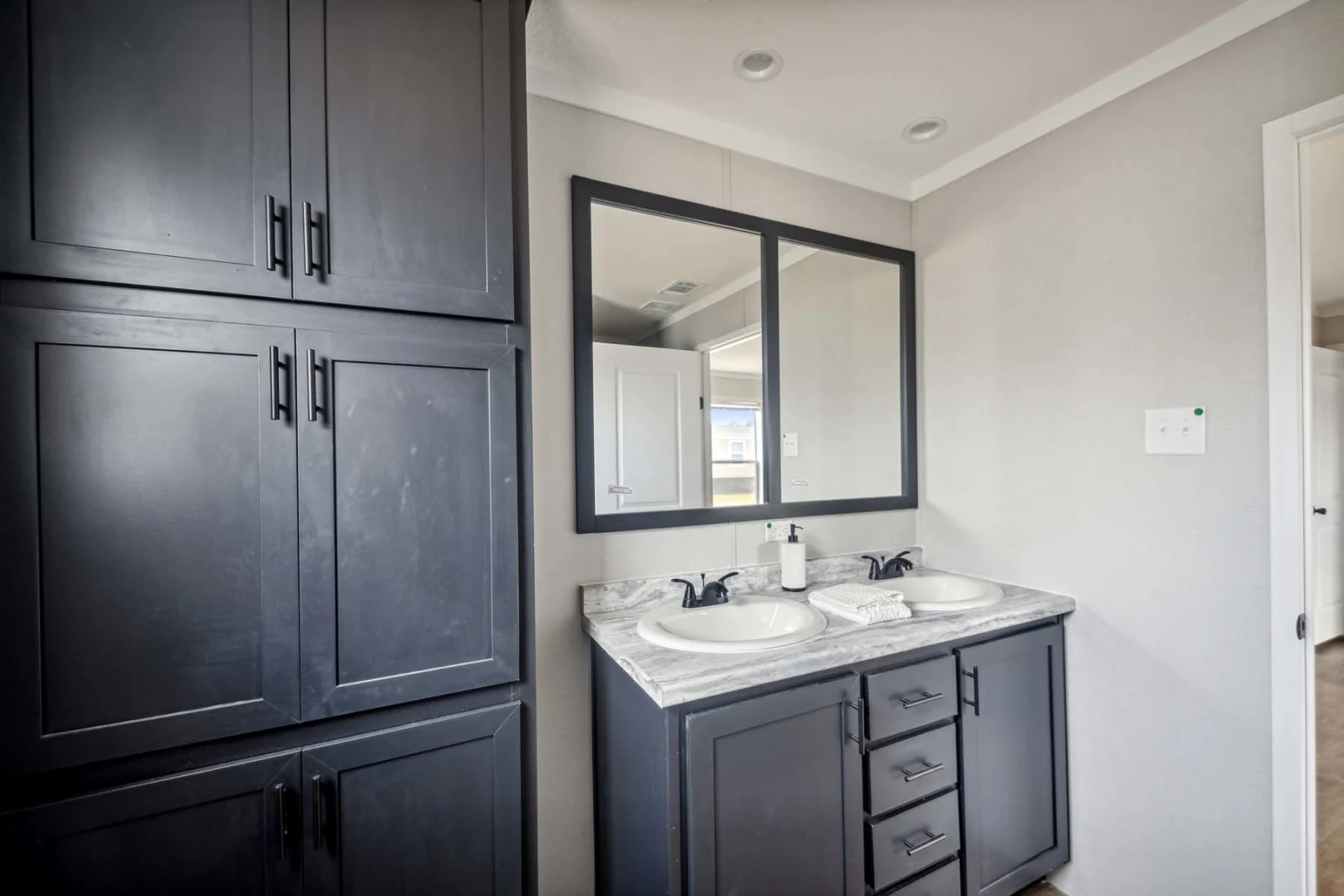 Primary Bathroom of The Tulane tiny home by Tiny Homes USA