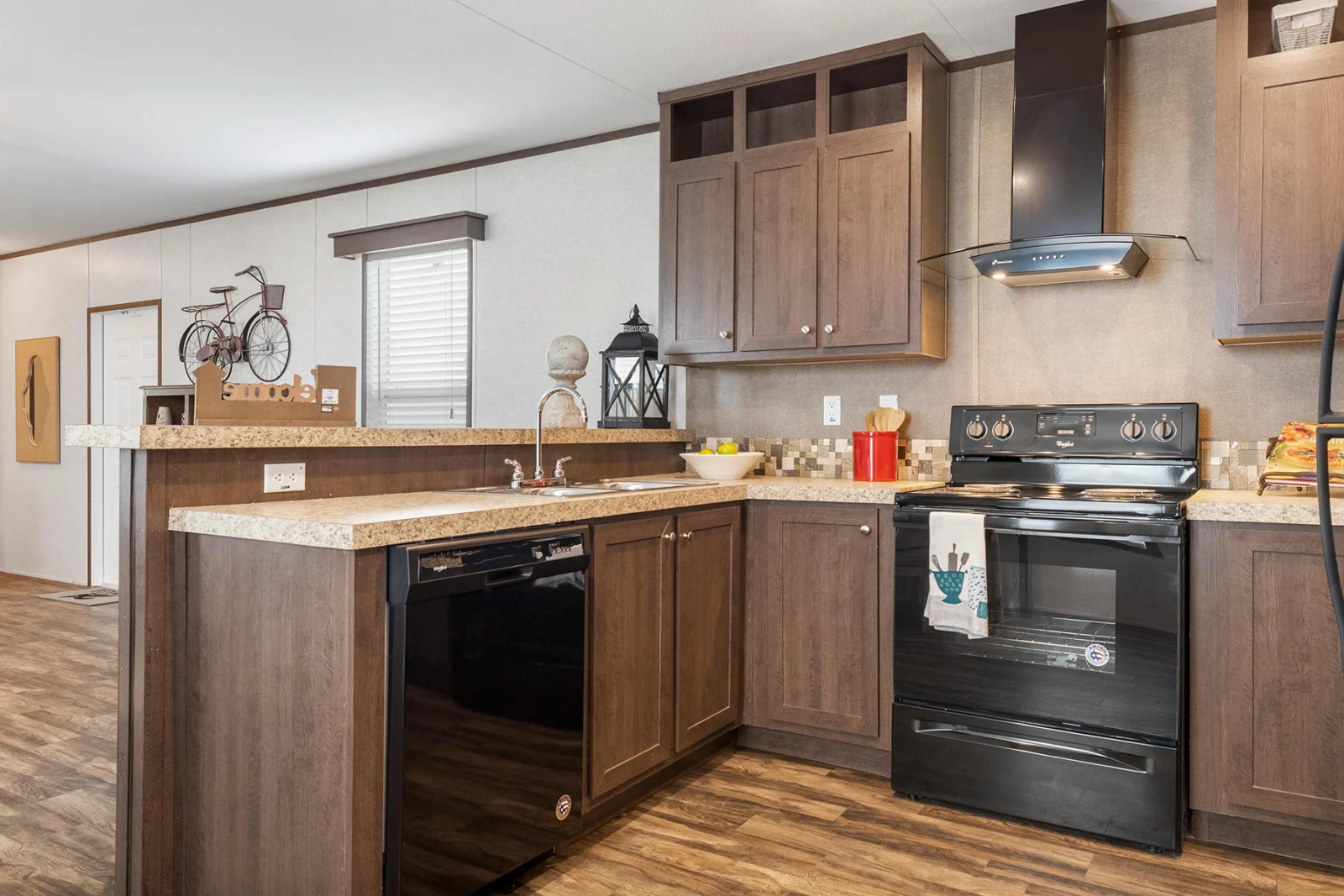 Kitchen of The Santa Cruz tiny home by Tiny Homes USA