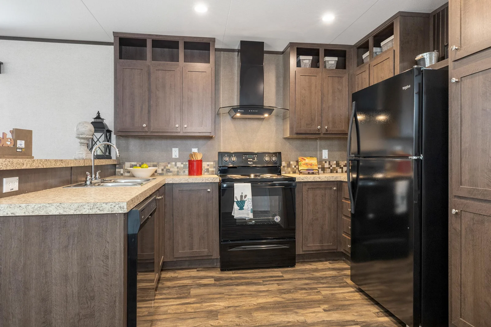 Kitchen of The Santa Cruz tiny home by Tiny Homes USA