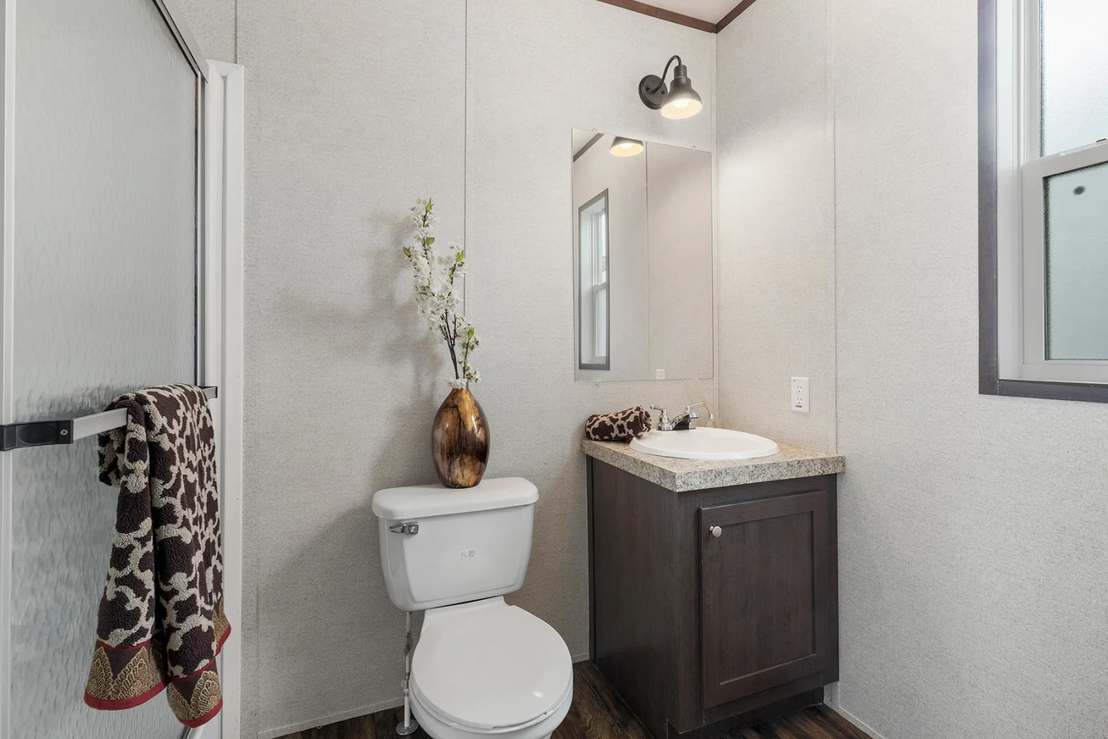 Master Bathroom of The Santa Cruz tiny home by Tiny Homes USA