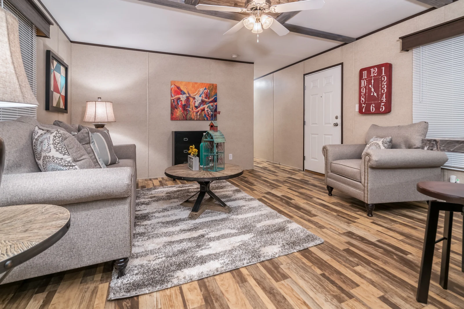 Living Room of The Santiago tiny home by Tiny Homes USA