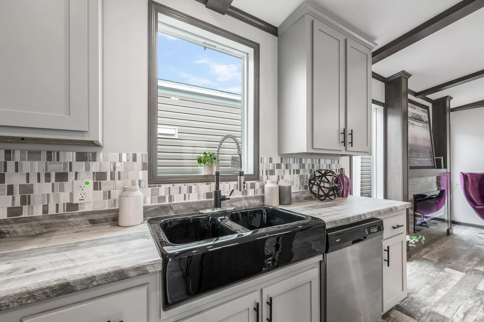 Kitchen of The Canal tiny home by Tiny Homes USA