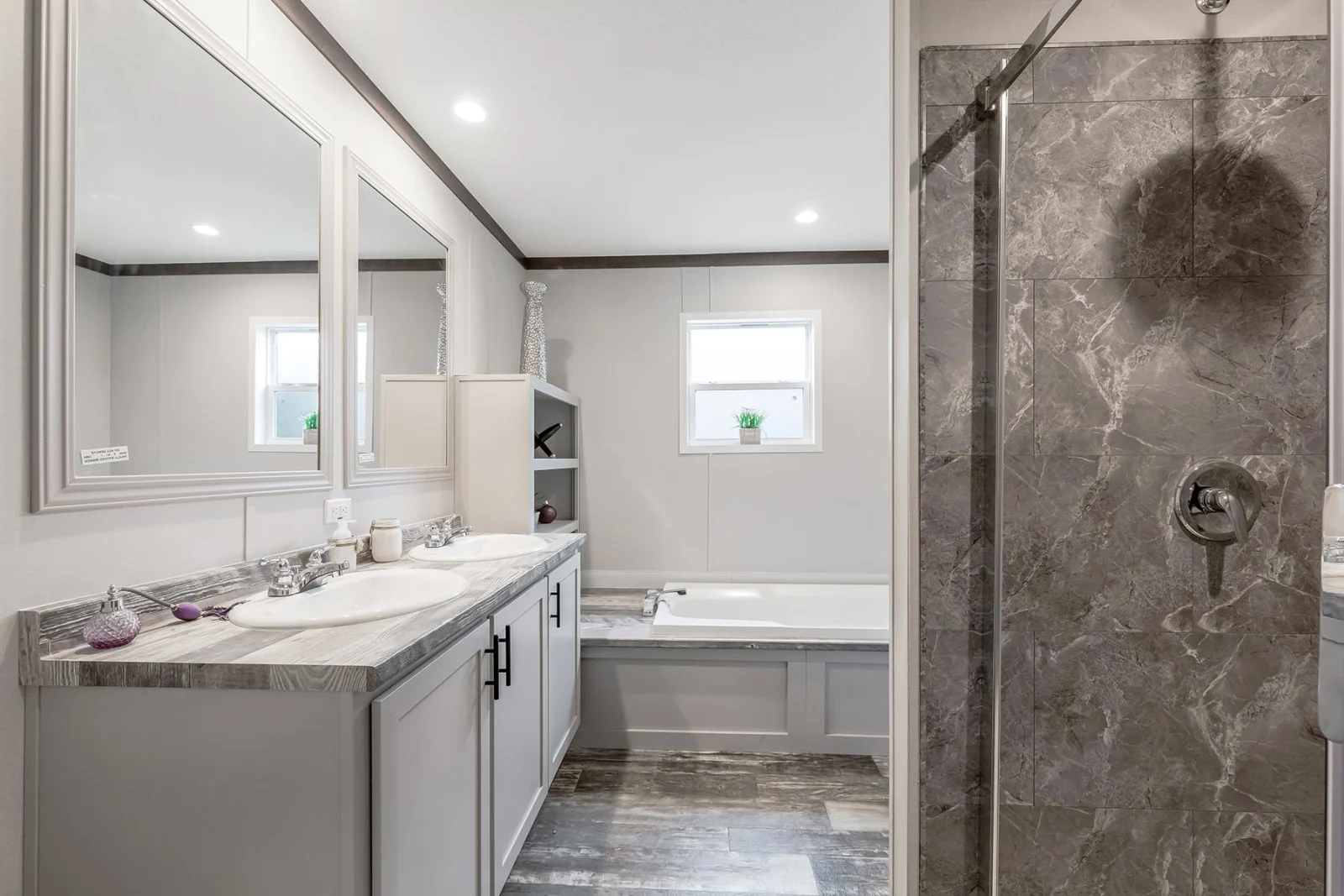 Bathroom of The Canal tiny home by Tiny Homes USA