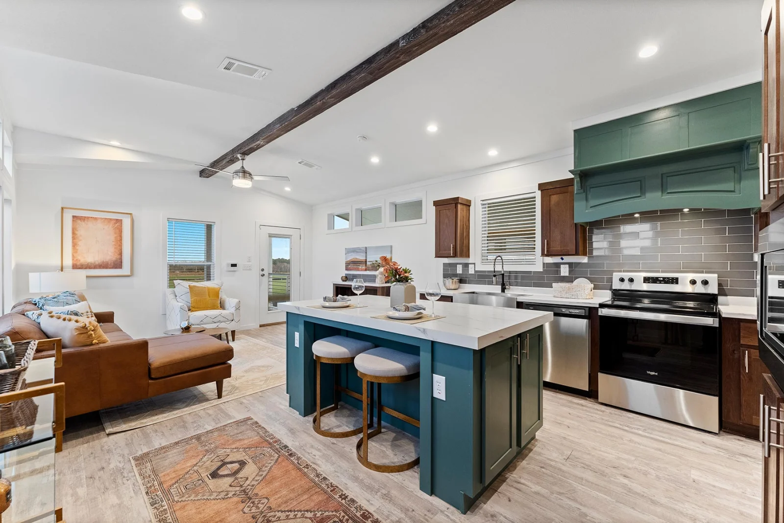 Kitchen of The Maui tiny home by Tiny Homes USA
