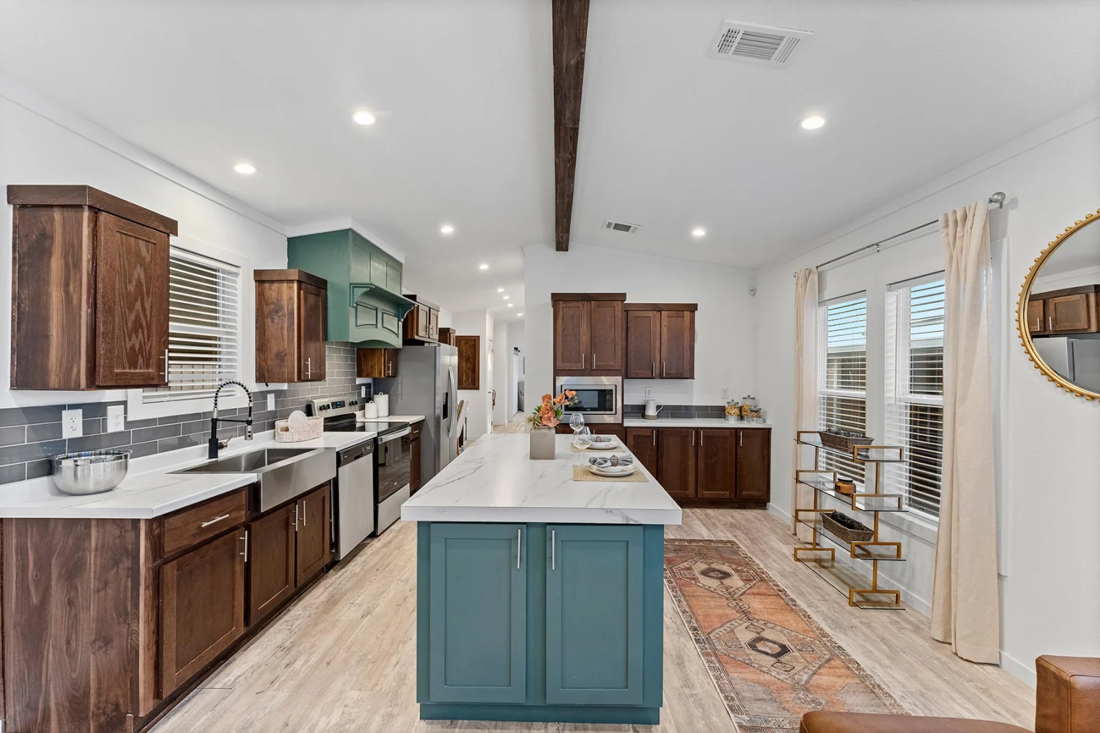 Kitchen of The Maui tiny home by Tiny Homes USA