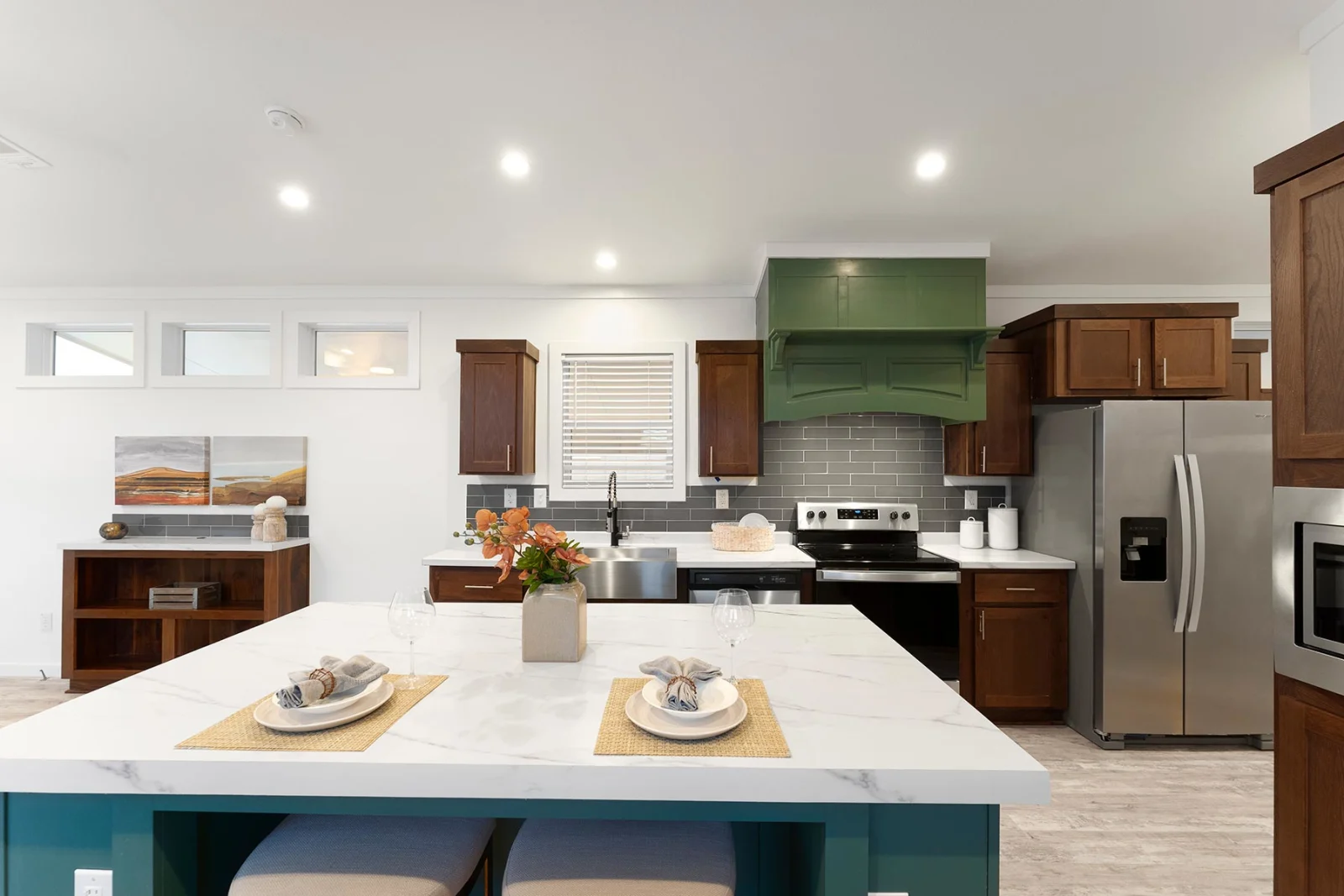 Kitchen of The Maui tiny home by Tiny Homes USA