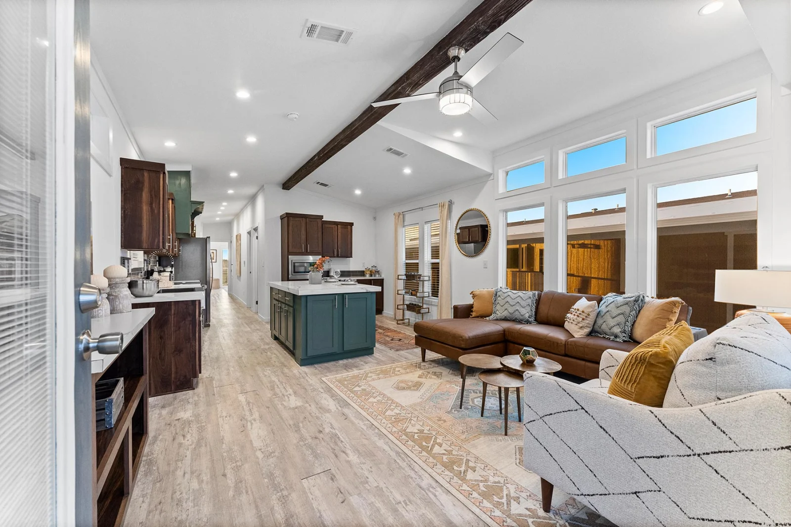 Living Room of The Maui tiny home by Tiny Homes USA