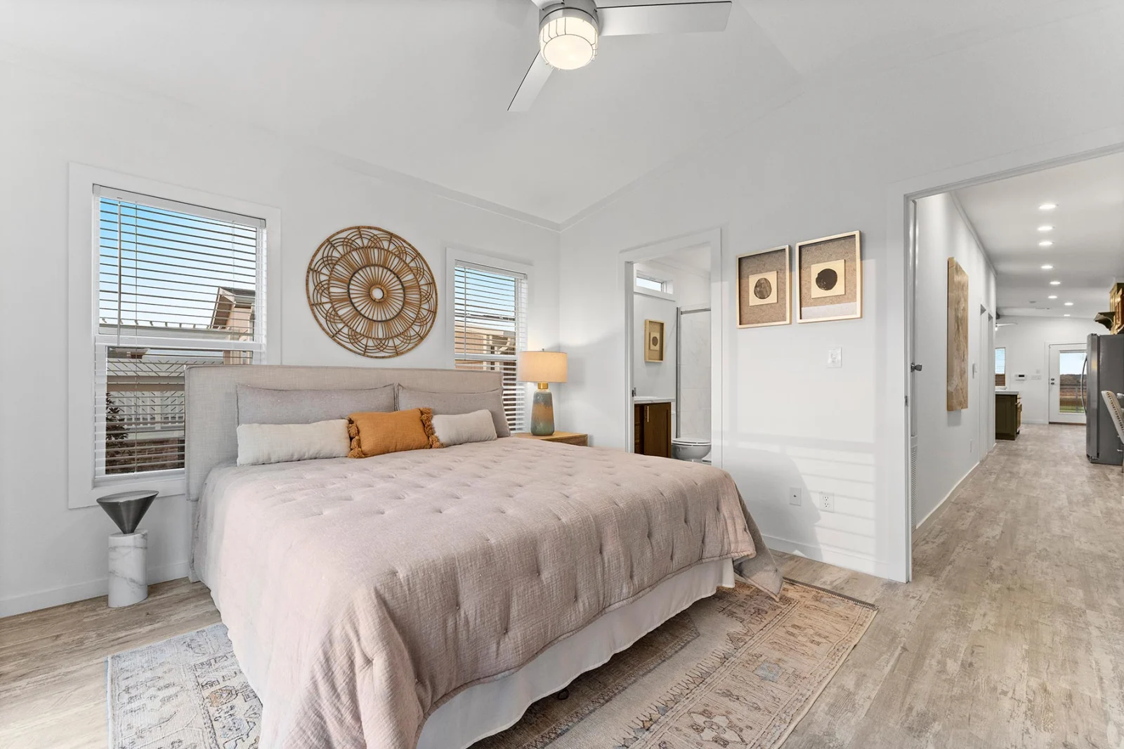 Primary Bedroom of The Maui tiny home by Tiny Homes USA