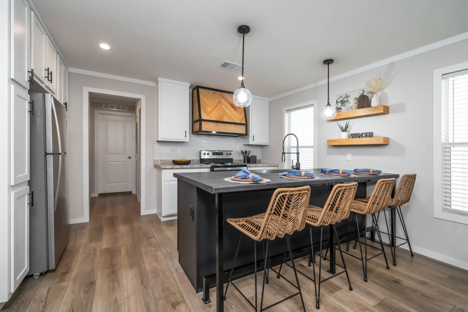 Kitchen of The McAlister tiny home by Tiny Homes USA