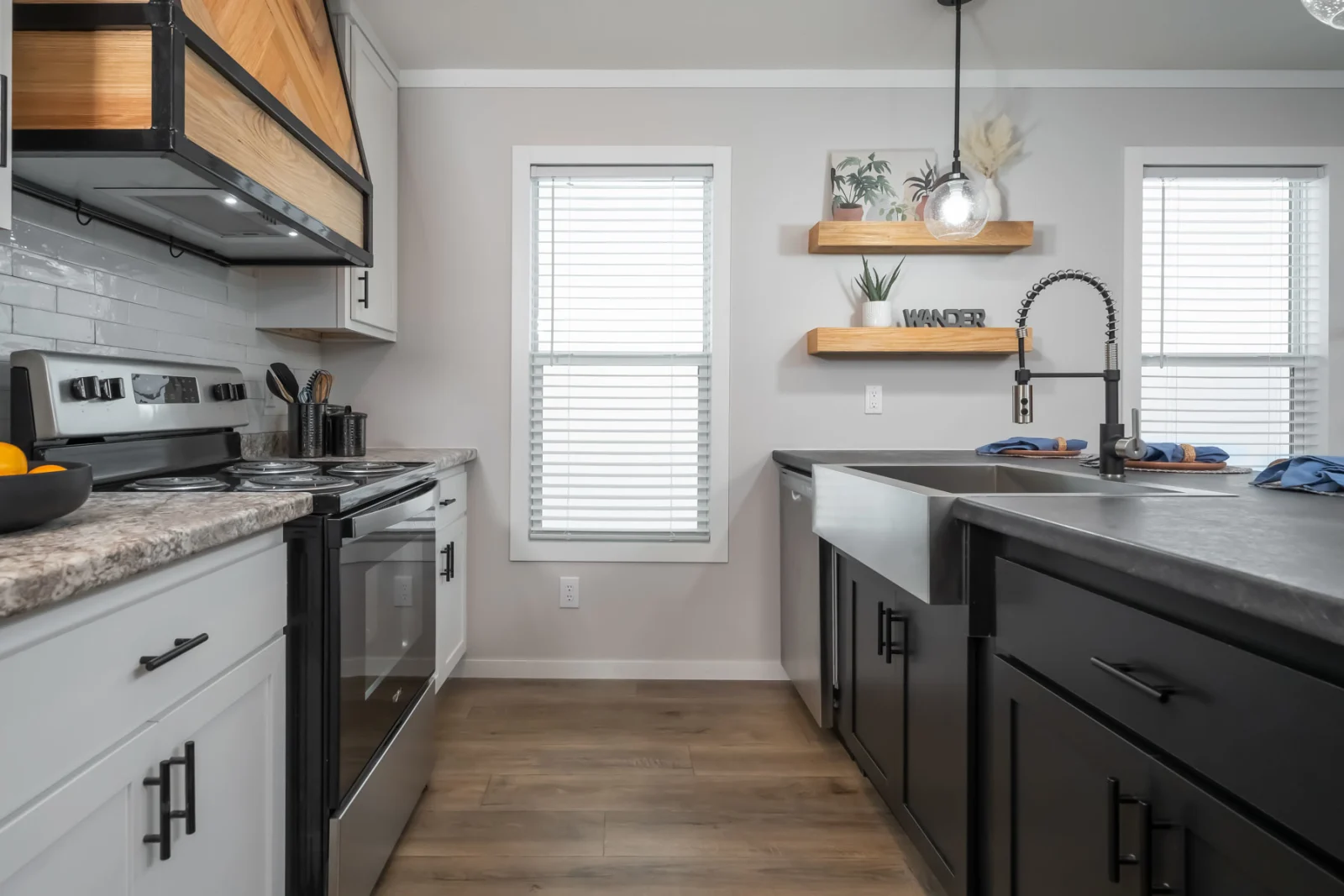 Kitchen of The McAlister tiny home by Tiny Homes USA