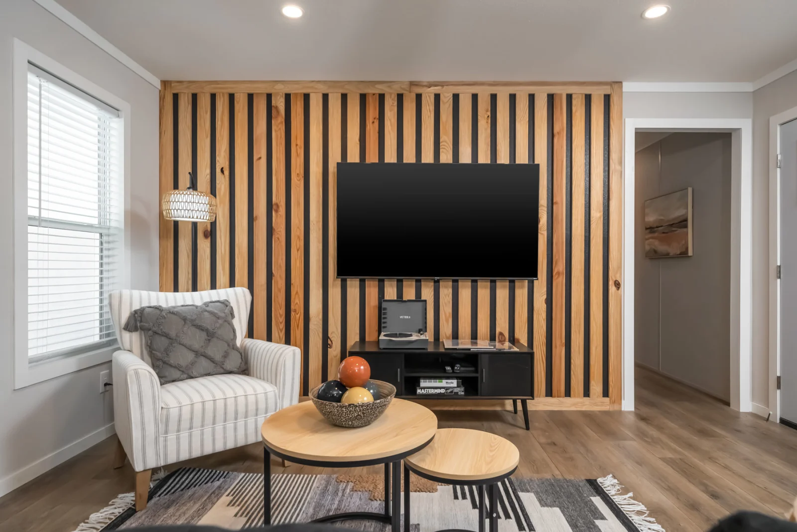 Living Room of The McAlister tiny home by Tiny Homes USA