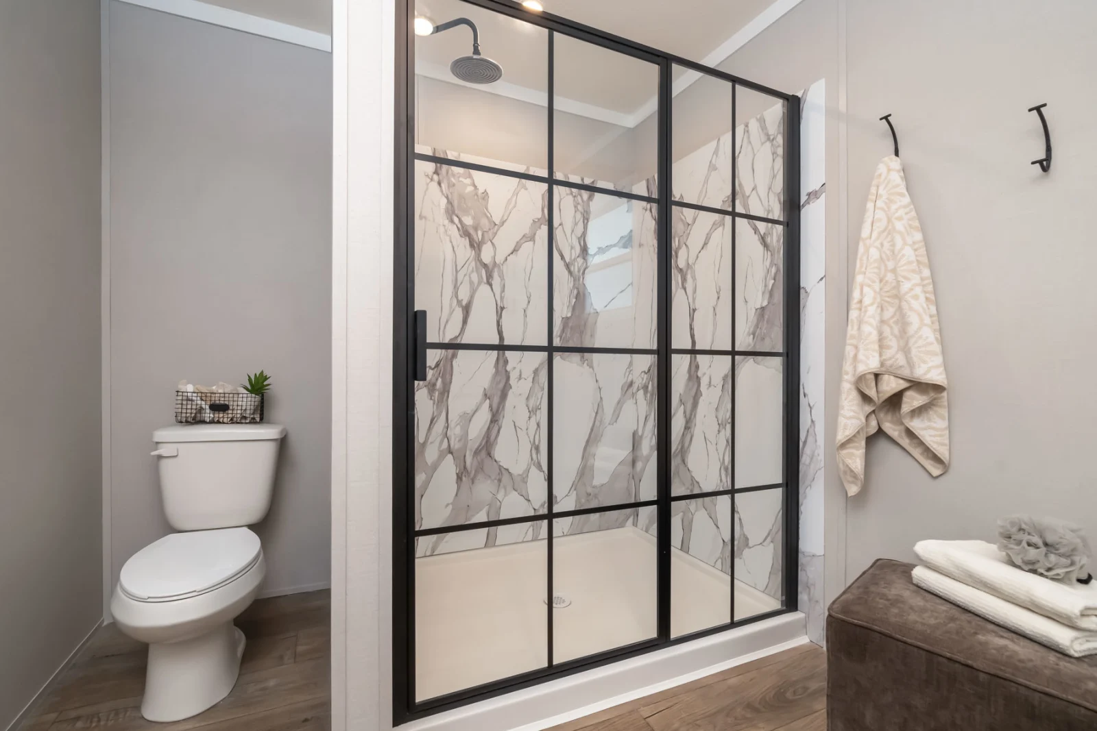Primary Bathroom of The McAlister tiny home by Tiny Homes USA