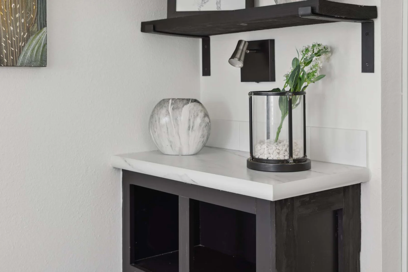 Kitchen of The Black/W Casablanca tiny home by Tiny Homes USA