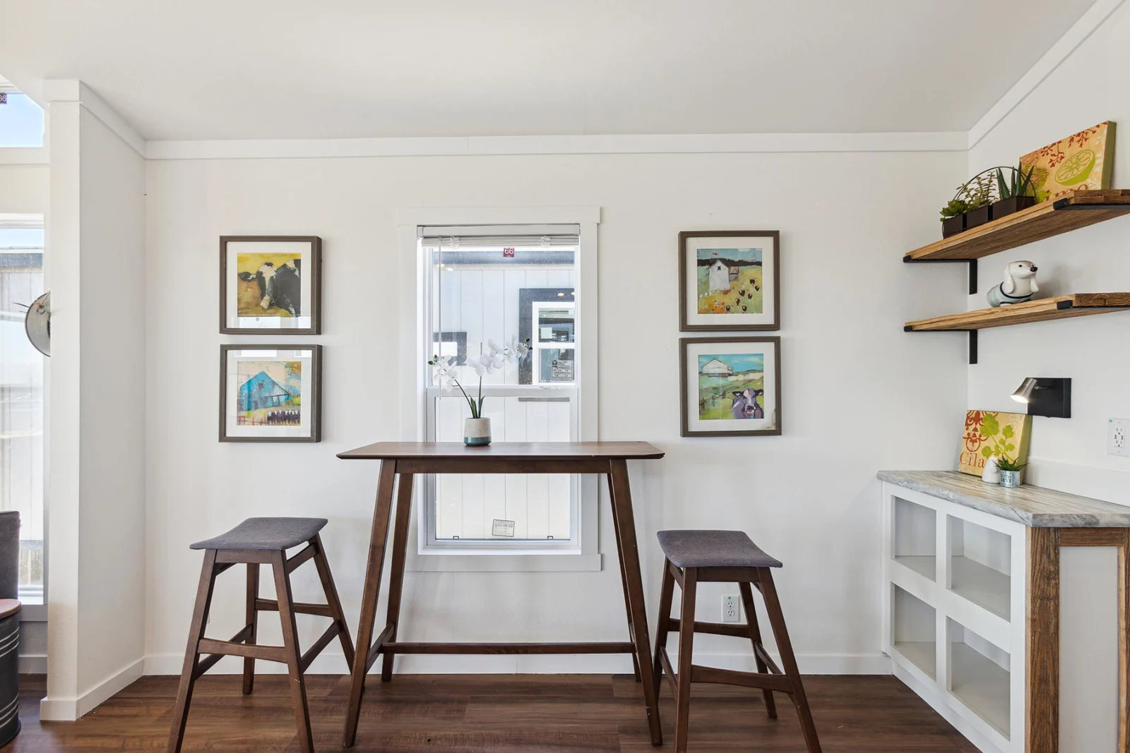 Dining Area of The Mini Mansion tiny home by Tiny Homes USA