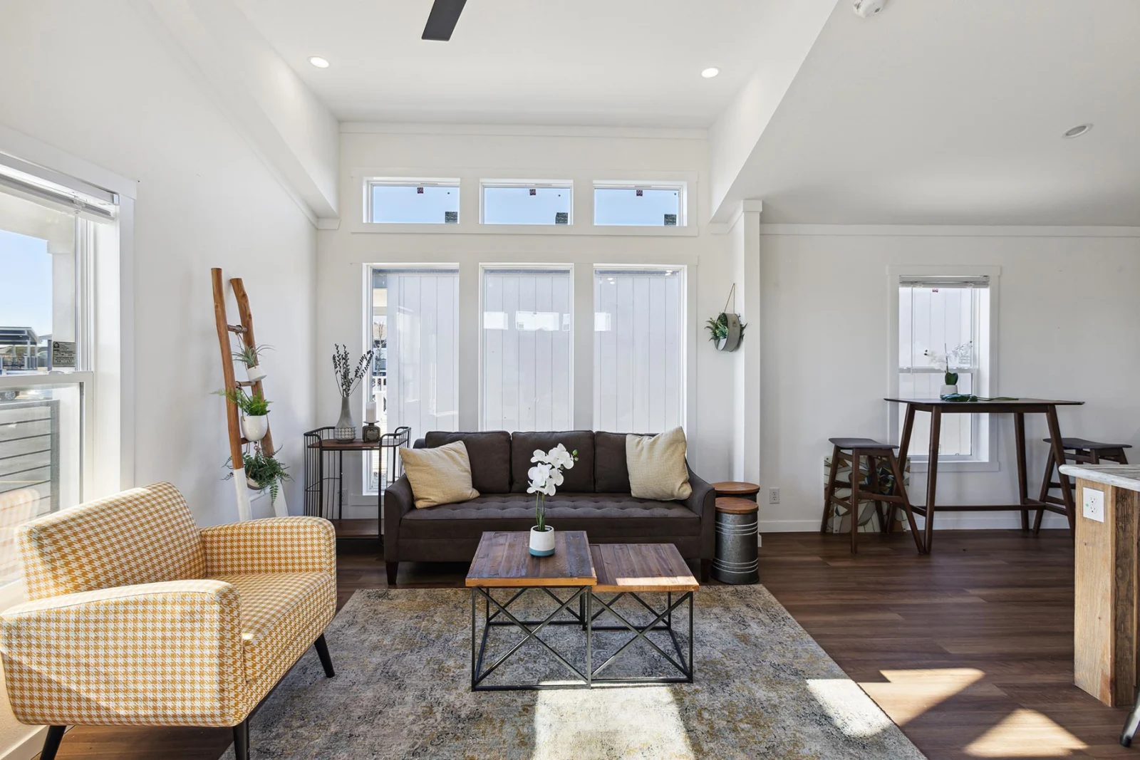 Living Room of The Mini Mansion tiny home by Tiny Homes USA