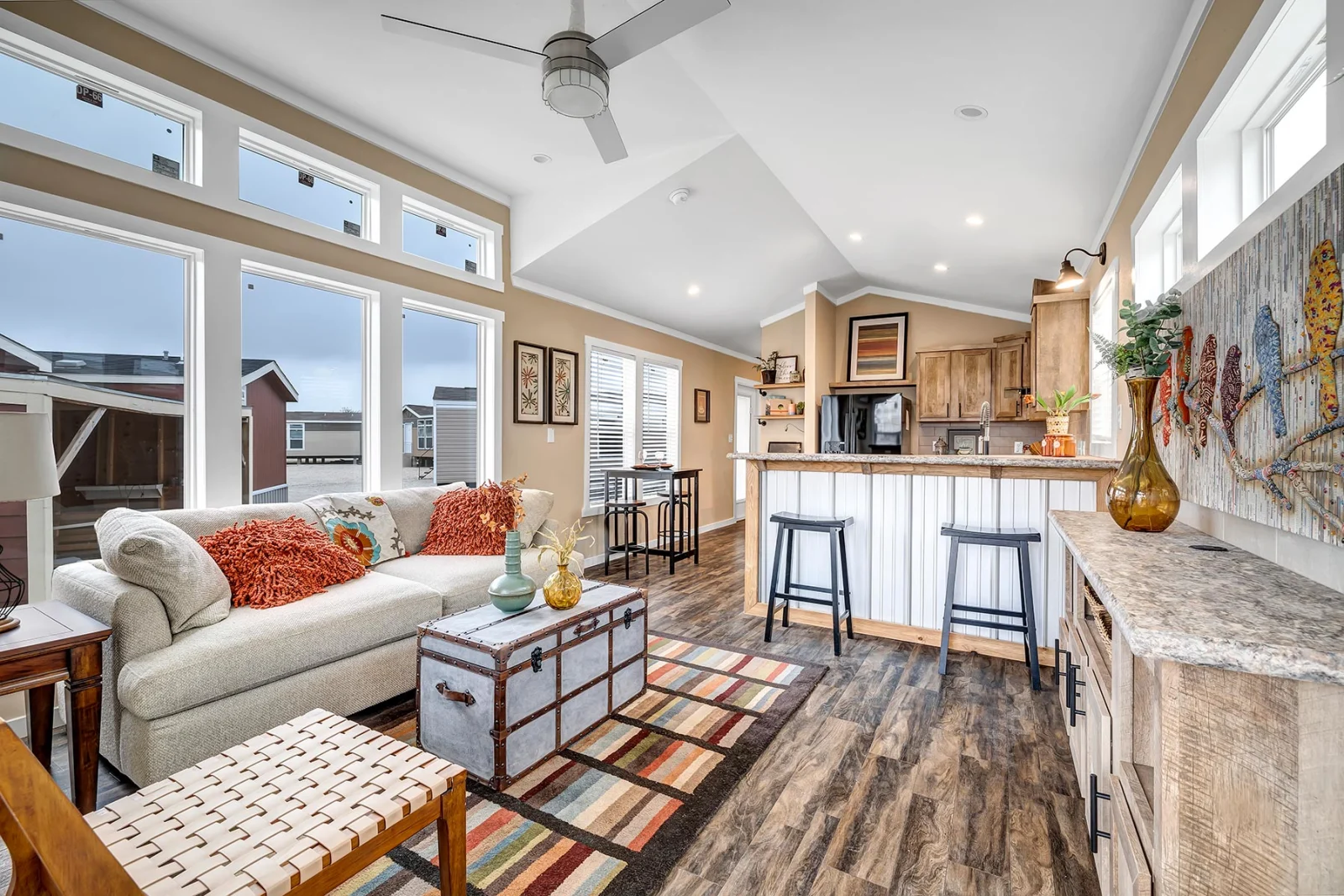 Living Room of The scottsdale tiny home by Tiny Homes USA