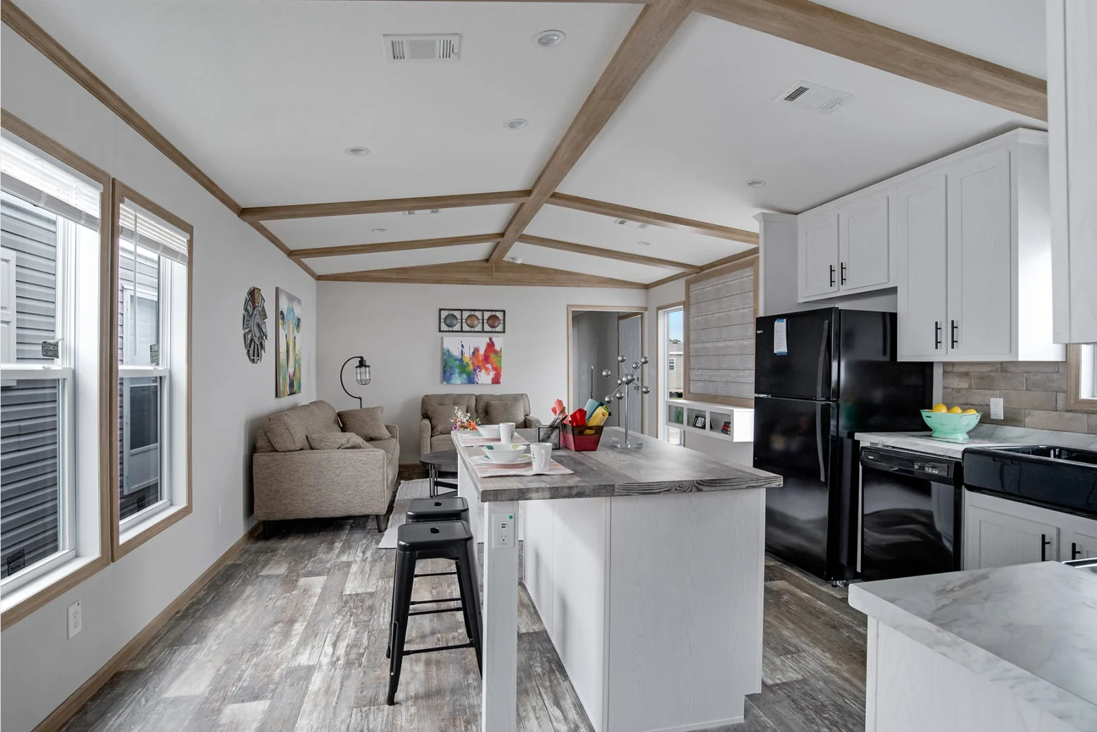 Kitchen of The Carondelet tiny home by Tiny Homes USA