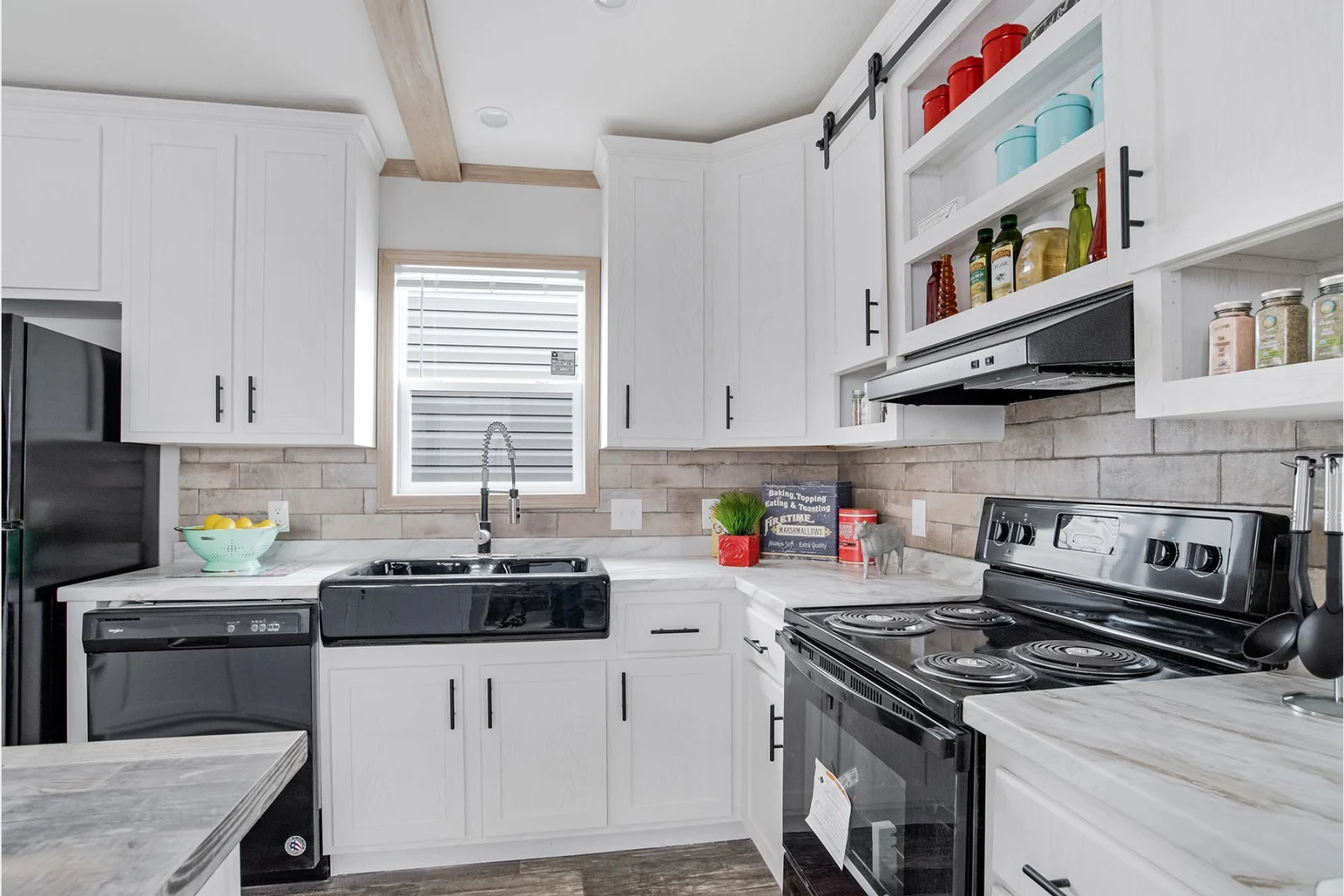 Kitchen of The Carondelet tiny home by Tiny Homes USA