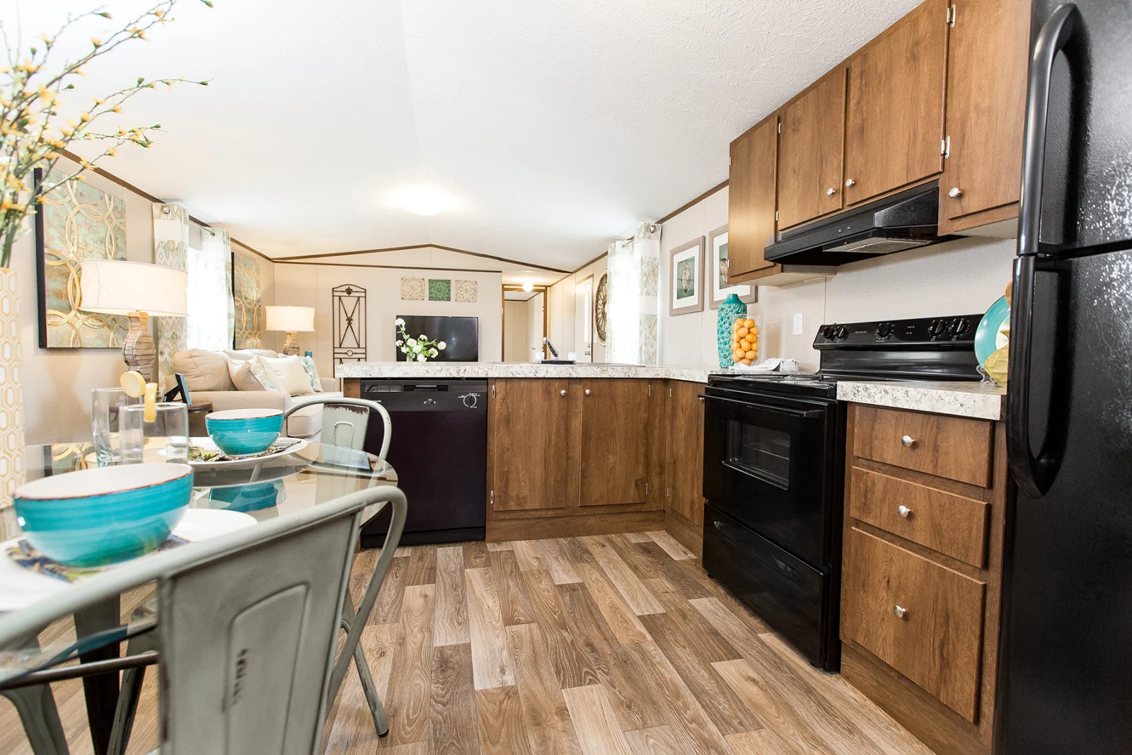 Kitchen of The Delight tiny home by Tiny Homes USA
