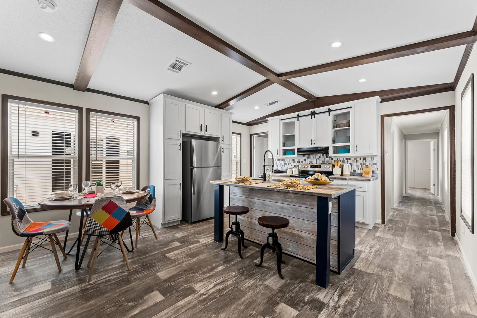 Dining Area of The Frenchman tiny home by Tiny Homes USA