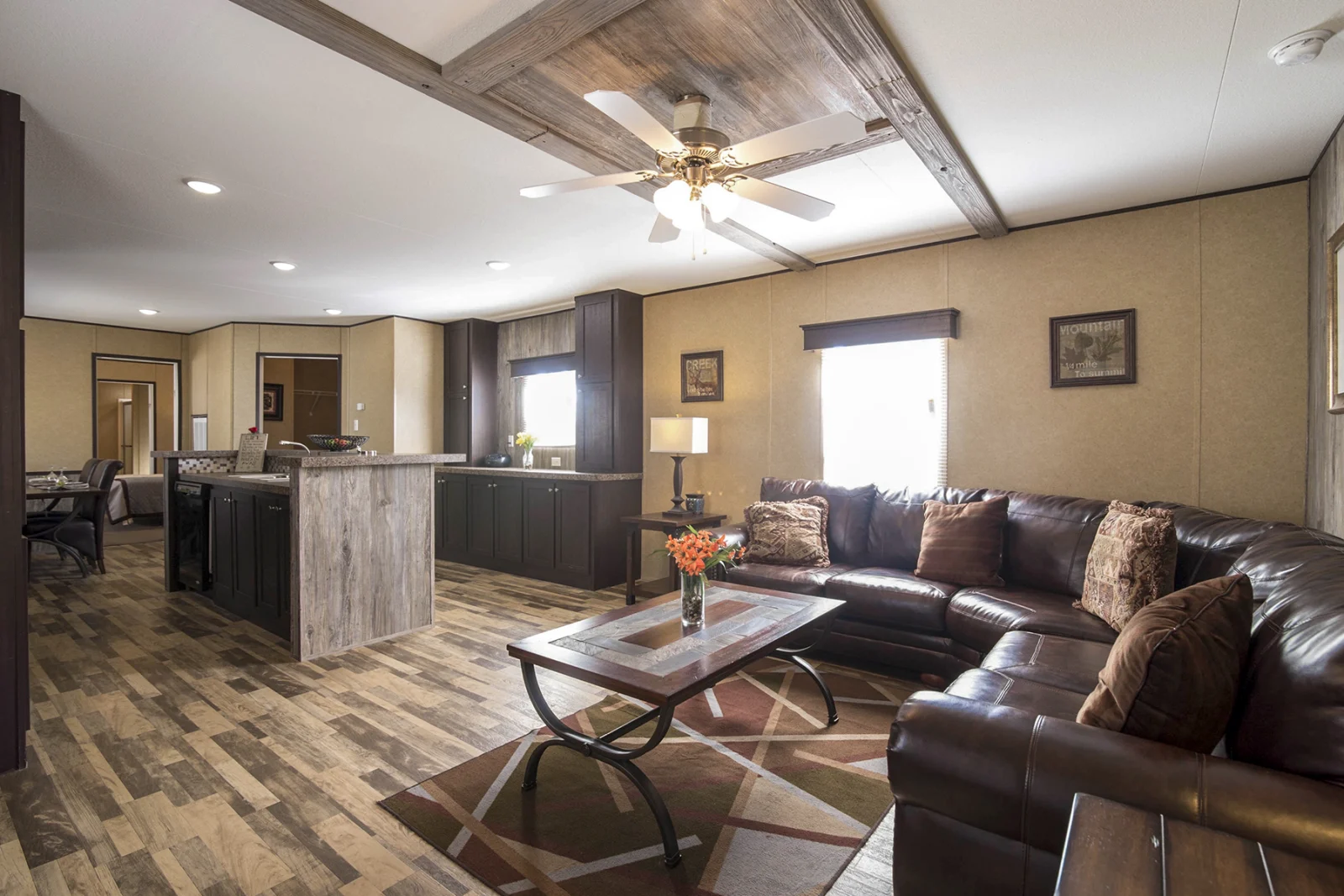 Living Room of The Puebla tiny home by Tiny Homes USA