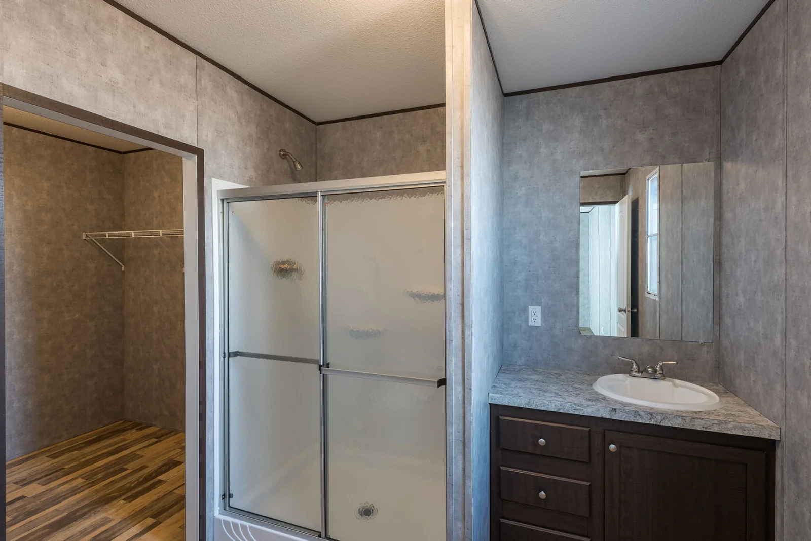 Master Bathroom of The San Juan tiny home by Tiny Homes USA