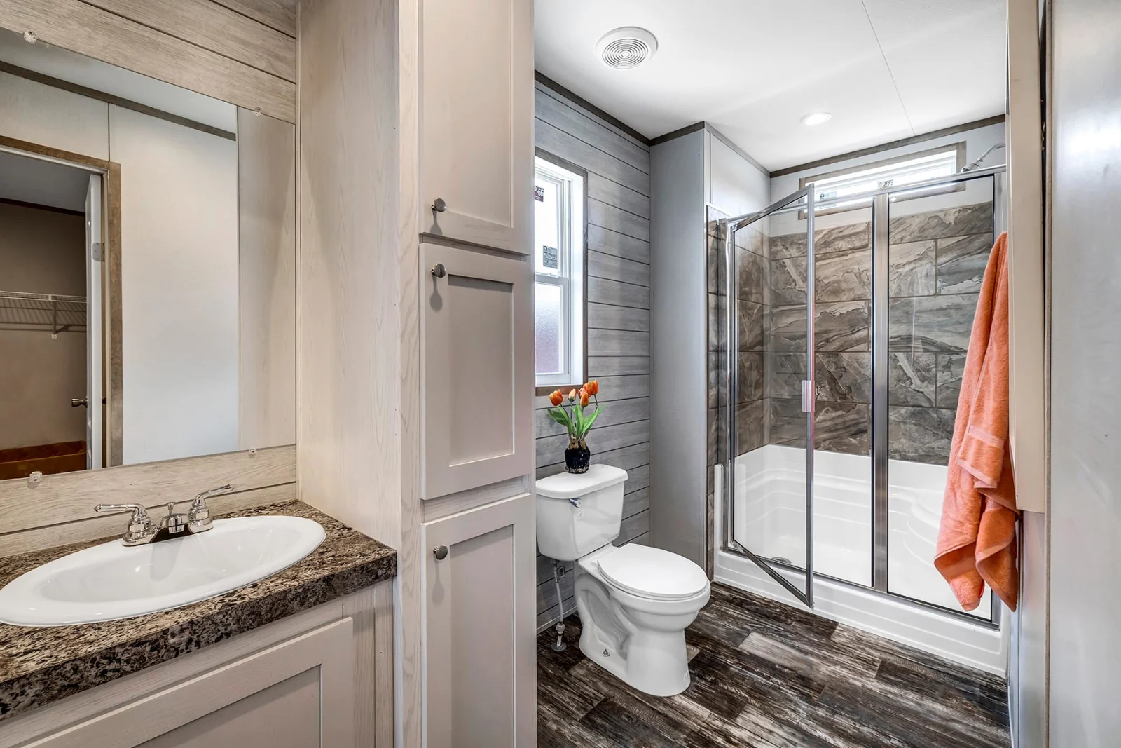 Master Bathroom of The TonaDay tiny home by Tiny Homes USA