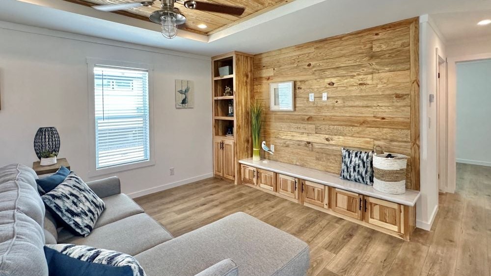 Exterior View of The stealth tiny home by Tiny Homes USA